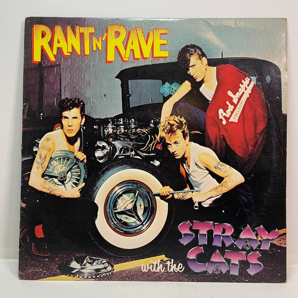 The Stray Cats Rant N' Rave LP Vinyl Record Album 1983 SO 17102 EMI America